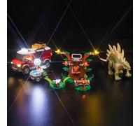 Light Kit for Lego Dinosaur Missions: Stegosaurus Discovery, Lighting Set for Lego 76965 The Badlands Mineshaft Set - Not Include Models, Just Light Kit