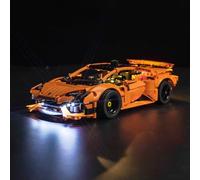 Light Kit for Lego Lamborghini Huracán Tecnica Orange 42196, Lighting Set for Lego Lamborghini Huracán Tecnica Orange - Not Include Models, Just Light Kit