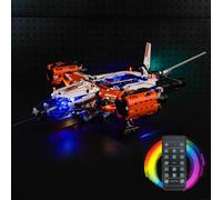 Light Kit for Lego VTOL Heavy Cargo Spaceship LT81, Lighting Set for Lego 42181 VTOL Heavy Cargo Spaceship LT81 Set Remote Control Version - Not Include Models, Just Light Kit