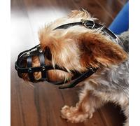 Light leather Dog Muzzle for Chihuahua Yorkshire Terrier Mini Pitcher & Other small dogs