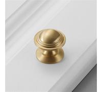 Light Luxury Gold American Modern Simple Pure Copper Single-Hole Cabinet Door Drawer Handle Brass Cabinet Handle Brushed Gold