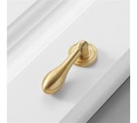 Light Luxury Gold American Simple Ring Brass Handle Drawer Wardrobe Pendant Retro Pure Copper Antique All Copper Handle