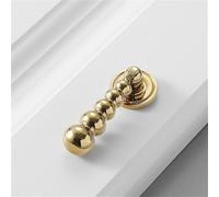 Light Luxury Gold American Simple Ring Brass Handle Drawer Wardrobe Pendant Retro Pure Copper Antique All Copper Handle