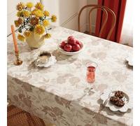 Light Luxury High-End Tablecloth, Waterproof Oilproof Resistant Rectangular Table Linen, Fresh Simple Easy to Clean Coffee Table Cloth C,80×120cm
