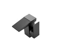 Light Luxury Hydropower Digital Display Temperature Bathroom Washbasin Faucet Bathroom faucets(Black no Bottom)