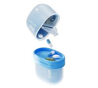 Light Luxury Mini Pi-ll Box, Travel Pill Organizer, Weekly Medicine Storage, Flexible Use Everywhere, Easy-to-Carry Solution, 10.2cm, for Pill Management and Reduce Missed Doses