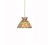 Light Luxury Retro All-copper Glass Pendant Light, Hanging Lamp For The Corridor Balcony Of The Homestay, Chandeliers For The Walk-in Closet At The Entrance, And For The Bedside Bay Window In The Dini