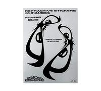 Light Marking Refractive Stickers No Fear, 10 x 12 cm