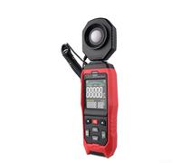 Light Meter, 200000 LUX Range lux Meter, Detachable Probe Digital Illuminometer, Dual Power Supply Alarm Function, Industrial Testing(TA632B（usb）)