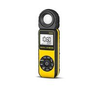 Light Meter, Compact Digital Lux Meter, 3999 Counts Bar Graph Display, SIL Light Filtering Diode Transducers for Plant Growth Monitoring(Giallo)