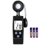 Light Meter, Handheld Lux Meter for Photography Grow Plants Led, Digital Photometer Illuminance Meter Range up to 200,000 Lux, Photo Illuminance Sensor with MAX/MIN Data Hold
