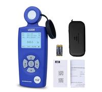 Light Meter Lux Meter, High-Precision (0-1,000,000 Lux), Measures Lux/CCT/CRI/UV/Spectral Curve, Portable & Instant LS330 illuminance meter for Lighting Design/Plant Growth/Photography, GOLDCHAMP