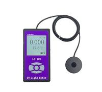 Light Meter, UVA + UVB LH-125 Barrier Ultraviolet Transmittance Penetration Rate Irradiance Detector Radiometer UV Light Meter