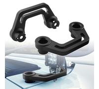 Light Mounting Brackets for Front A-Pillar Auxiliary LED Pod Light Hood Cowl Mount Brackets Compatible with Wrangler JL/JLU 2018-2023 and Gladiato JT 2020-2023 (Black)