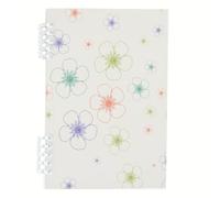 Light Multicolor Floral Notebook, Whimsical Home A5 Notebooks, Lined Paper Study Notebook 120Pages/60Sheets, Notepad A5 for School, Exercise Books for Journaling Writing, Revision Supplies Women Man