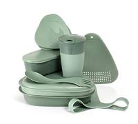 Light My Fire Camping Mess Kit - Picnic Set 8 Pcs - Mealkit Bio - Camp Mess Kit - Reusable Camping Plates and Bowls Set - BPA Free - Microwave & Dishwasher Safe Camping Kit - Camping Picnic Set