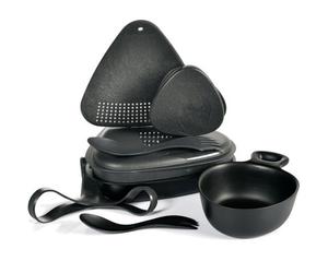 Light My Fire Outdoor Mealkit 8Pcs Set Salty Black