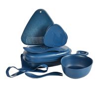 Light My Fire Outdoor MealKit 8pcs Set Travel Camping Hiking Hazy Blue