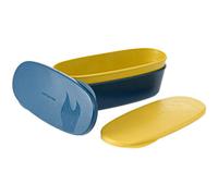 Light My Fire Snapbox Oval Lunch Box 2 Pack Musty Yellow/hazy Blue