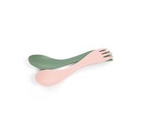 Light My Fire Spork Little 2-in-1 Strong Plastic Cutlery Camping Spork Kids Cutlery Set 2-3 Year Old Camping Accessories BPA Free Sporks Reusable Travel Cutlery Set