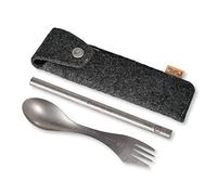 Light My Fire Stainless Steel (Spork + Straw with Case)