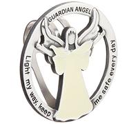 Light My Way Guardian Angel Auto Visor Clip, Glow in the Dark, Gifts for Drivers, 1 7/8-Inches, by Abbey & CA Gift