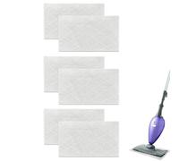 Light 'N' Easy Steam Mop Pads Replacement Reusable for S3601 S3101 S7326 7688ANB 7688ANW Floor Microfiber Cleaning Cloths (6 Pack)