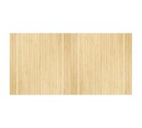 vidaXL Bamboo Area Rug - Rectangular Light Nature 100x200 cm for Living Room/Bedroom/Office - Water-Resistant with Non-Slip Backing