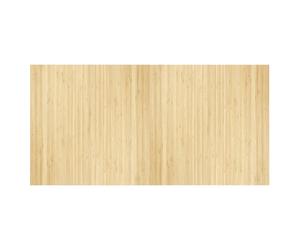 (light natural, 100 x 200 cm) vidaXL Rug Floor Mat Area Rug Hallway Mat Carpet Runner Square Nature Bamboo