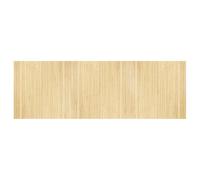 vidaXL Bamboo Area Rug-Rectangular Light Nature, 100x300 cm, Anti-Slip & Water-Resistant for Living Room, Bedroom, Lounge