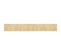 (light natural, 60 x 400 cm) vidaXL Rug Floor Mat Area Rug Hallway Mat Carpet Runner Square Nature Bamboo