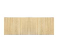 Rug Rectangular Light Nature 70x200 cm Bamboo