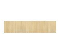 vidaXL Bamboo Rug – Runner 70x300 cm Rectangular, Non-Slip Backing, Light Nature