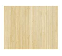 vidaXL Rug Rectangular Light Nature 80x100 cm - Bamboo, Water-Resistant with Anti-Slip Backing