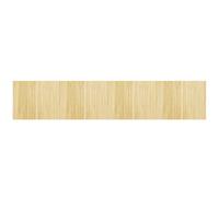 vidaXL Rug Rectangular Light Nature 80x400 cm Bamboo