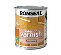 Ronseal 36821 Interior Varnish Quick Dry Satin Light Oak 250ml