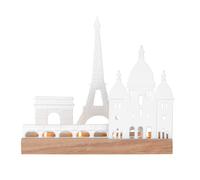 Light object city silhouette Paris wheels