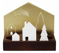 Light object village porcelain-metal wheels