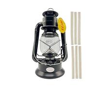 LIGHT OF MINE ''LET IT SHINE'' Dietz Little Wizard # 30 Oil Burning Lantern | Kerosene Oil Lamp | Camping Lantern with Wick (Black), (LOM-DZ-LAMP-30-BLK)