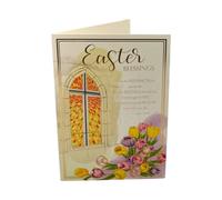 Light Of The World Blessing At Easter Greeting Card