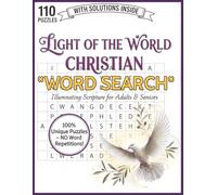 Light of the World Christian Bible Word Search: Bible Light & Hope Words, Gospel Passages, Christian Symbols, Spiritual Encouragement, Faith Building ... Christian Bible Word Search Collection)