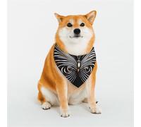 Light Painted Butterfly Pet Scarf Stylish Triangle Bid Scarf Bandana Pet Accessory,Washable Pet Kerchief for Girl Boy Dogs or Cats Large