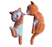 Light Panel Wall Sticker,2-Piece 2D Removable Cute Decals - Cat Wall Art Decals for Light Panel | for Renters Animal Lovers Kids Room Bedroom Kitchen Nursery Office