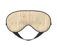 Light Pine Wood Texture Sleep Mask | Eye Sleep Shade Cover Blocks Light For Airplane Travel Nap Meditation