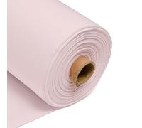 Light Pink 100% Cotton Plain Fabric - 60 Inch 150cm Wide 150GSM Material - Sewing, Dressmaking, Quilting, Curtain Linings, Pillowcases & Totes by CRAFT Queen LTD - 1Metre
