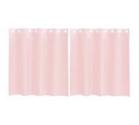 (light pink, 140 x 140 cm) vidaXL Voile Curtains with Grommets 2 pcs Apple Green 140x225 cm net curtain