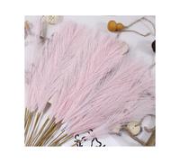 (Light pink) 55CM Artificial Pampas Grass Flower Bouquet for Home Wedding Decoration