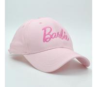 (light pink) Barbie Baseball Cap Cute Embroidered Pink Curved Brim Cap