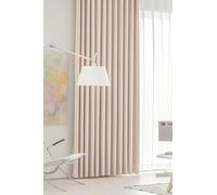 Light Pink Blackout Curtains 2Piece Set 137x214CM Modern Solid Color Drapes with Hooks Ideal for Bedroom & Kids Room Room Darkening Window Treatments