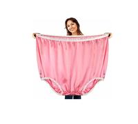 (light pink) Funny Big Underwear Mama Undies Plus Size Granny Panties White Elephant Joke Gift For Women Men